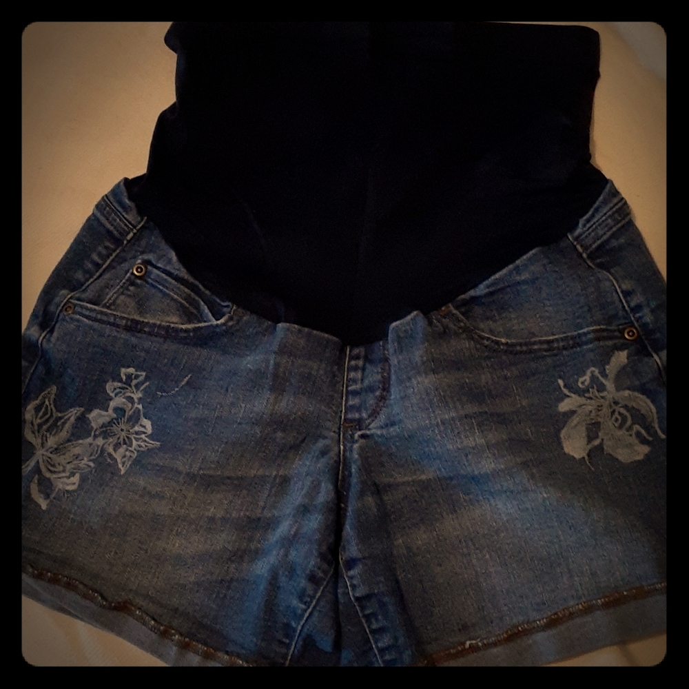 Maternity Denim Shorts